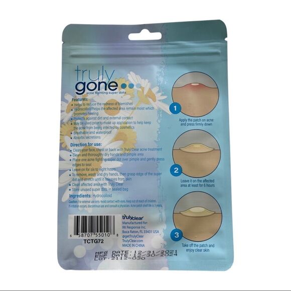 Truly Gone Acne Fighting Super Dots - New Sealed Pkg - Picture 5 of 5